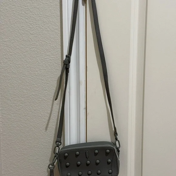 Thacker Elegant Gray green Crossbody Bag NWOT - Picture 4 of 11